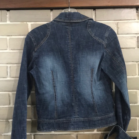 LOFT by Ann Taylor denim jean jacket size 0 - Picture 2 of 2